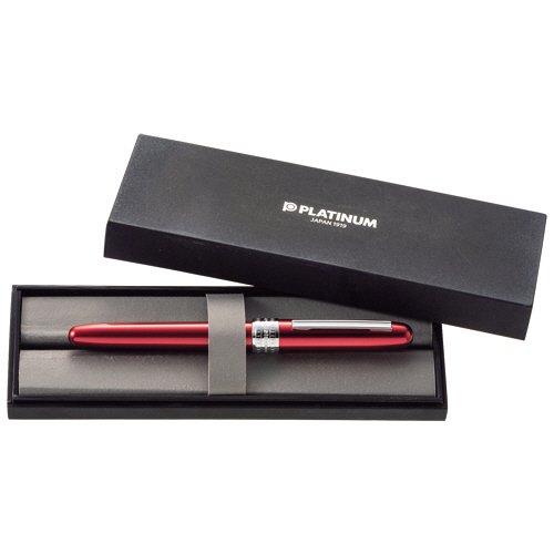 Platinum Plaisir Fountain Pen 0.5 Red Medium Type