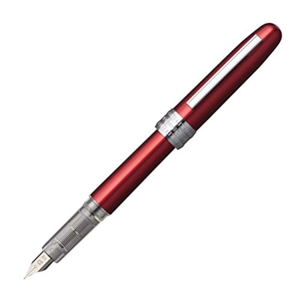 Platinum Plaisir Fountain Pen 0.5 Red Medium Type