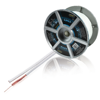 SPK REEL PROFIGOLD B.FLEX 2X1.5MM²  WHT 100M