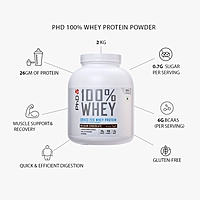 PHD POWDER 100% WHEY BELGIAN CHOC 2KG