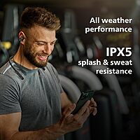 Philips TAN1150BK/94 Wireless Neckband with 60 Hr Playtime, Fast Charging, 13mm Deep Bass Drivers, AI ENC Mic, Multipoint Connectivity, Bluetooth v5.3, IPX5 Water Resistance Philips TAN1150BK/94 Wireless Neckband with 60 Hr Playtime, Fast Charging, 13mm Deep Bass Drivers, AI ENC Mic, Multipoint Connectivity, Bluetooth v5.3, IPX5 Water Resistance