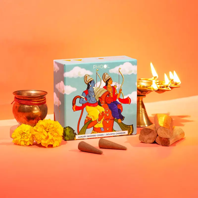 Phool SOUMYA CHANDAN Incense Cones