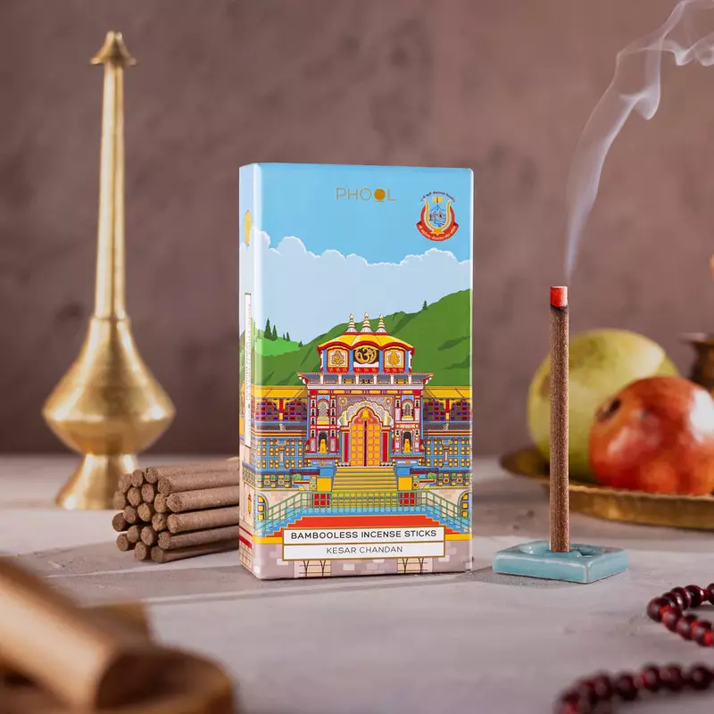 Phool KESAR CHANDAN Bambooless Incense Sticks