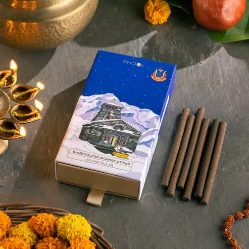 Phool GOVIND GULAB Bambooless Incense Sticks