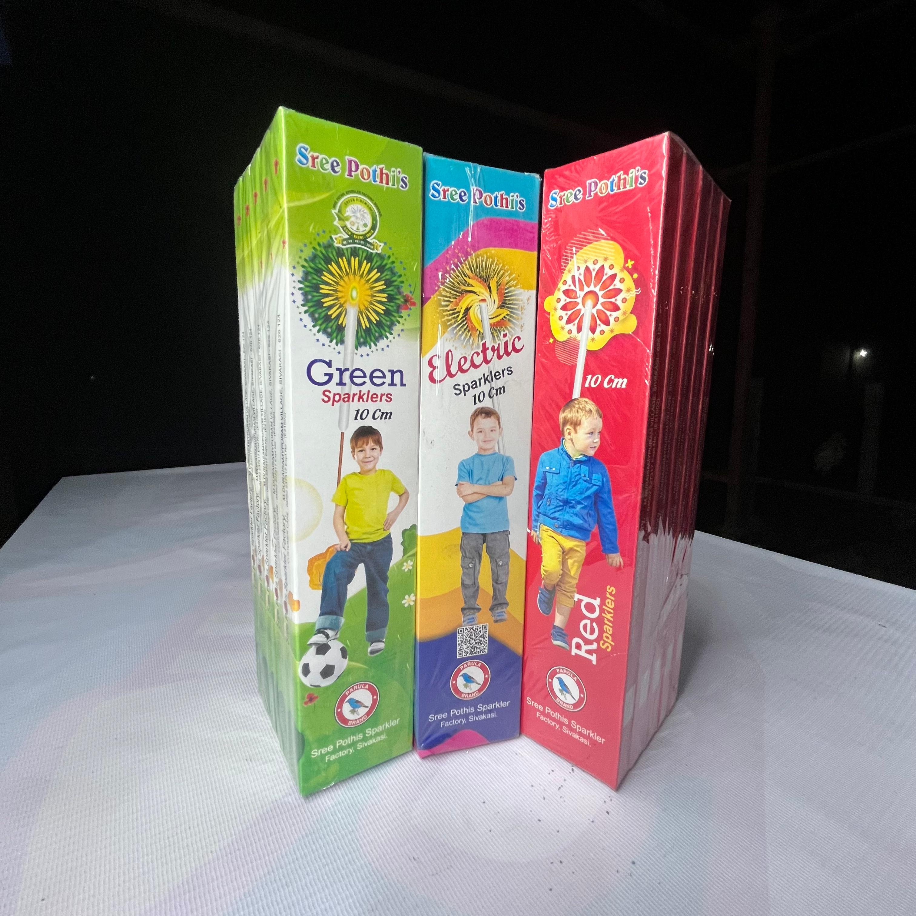 10 Cm Green Sparklers