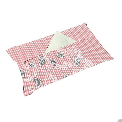 LEAF STRIPE FABRIC TISSUE COVER