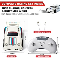 Mini RC Drift Car for Kids - White or black color