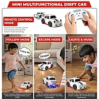 Mini RC Drift Car for Kids - White or black color