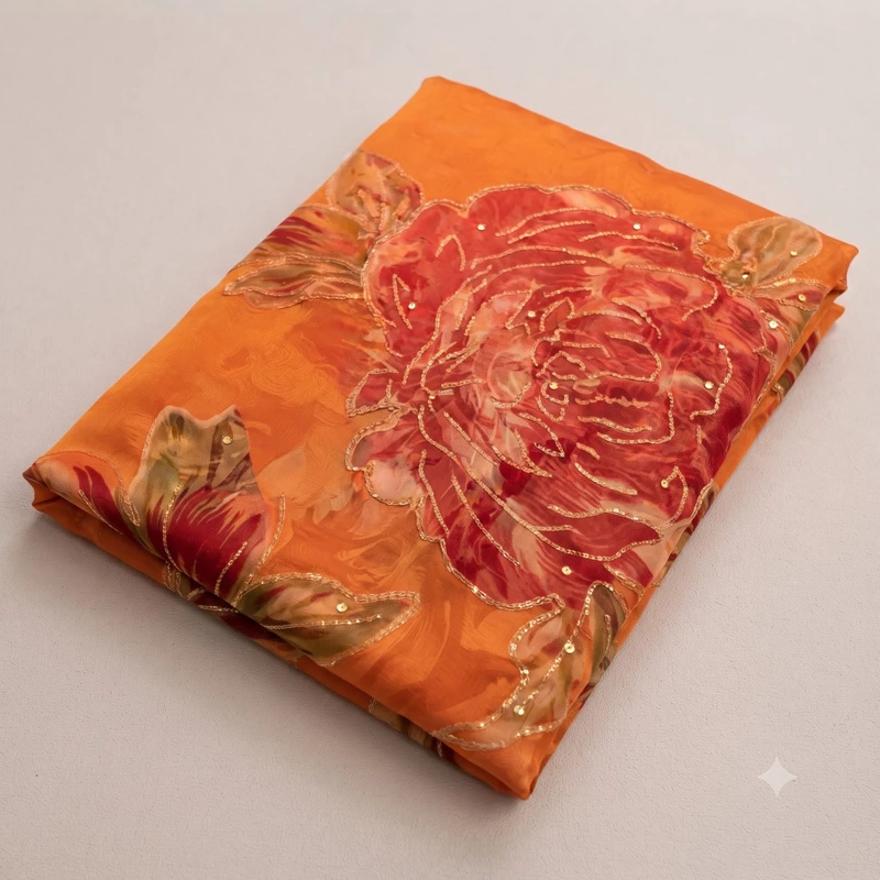 Saree Work DN. PI10138-SAR