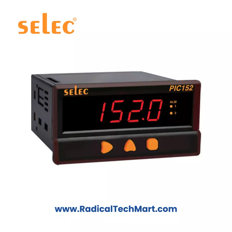 Selec PIC152A-VI Process Indicator with Dual Alarm and Retransmission