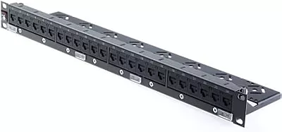 Molex Cat 6 24 Port Patch Panel Loaded 1U
