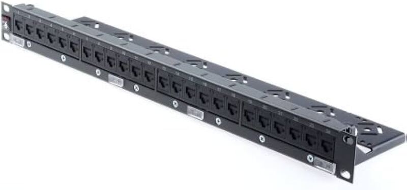Molex Cat 6 24 Port Patch Panel Loaded 1U