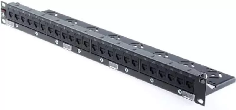 Molex Cat 6 24 Port Patch Panel Loaded 1U