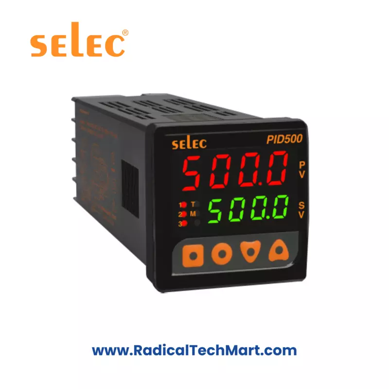 Selec PID500-T Advanced PID Temperature Controller – Dual Display with SSR/Relay/4-20mA Output