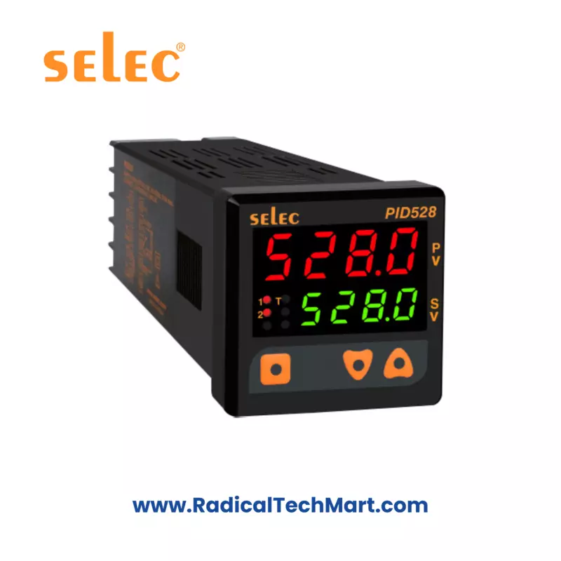Selec PID528 Dual Display PID Temperature Controller with TC/RTD Input