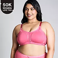 Nykd By Nykaa Everyday Cotton M-Frame Bounce Control Non-Padded Non-Wired Bra NYB101