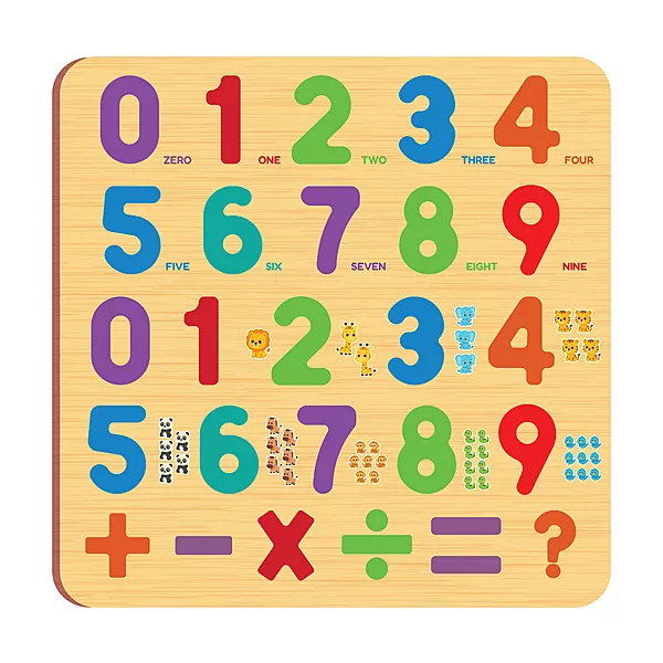 Funskool Numbers Wooden Puzzle