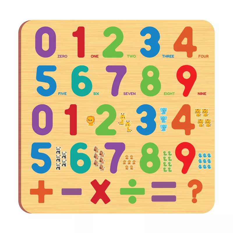 Funskool Numbers Wooden Puzzle