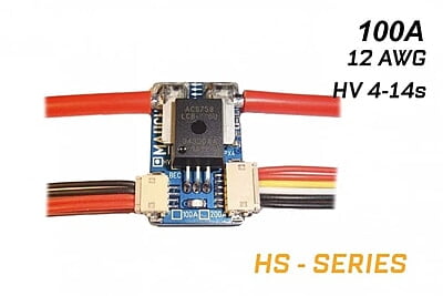 Mauch 074: HS-100-HV Sensor Board / 2x 10cm 12AWG