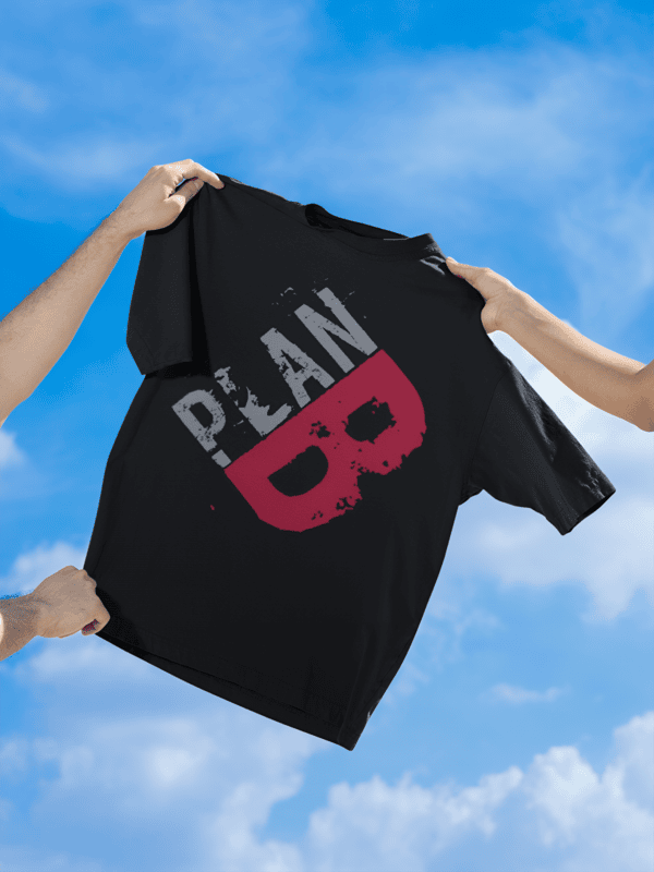 PLAN B black oversized tshirt