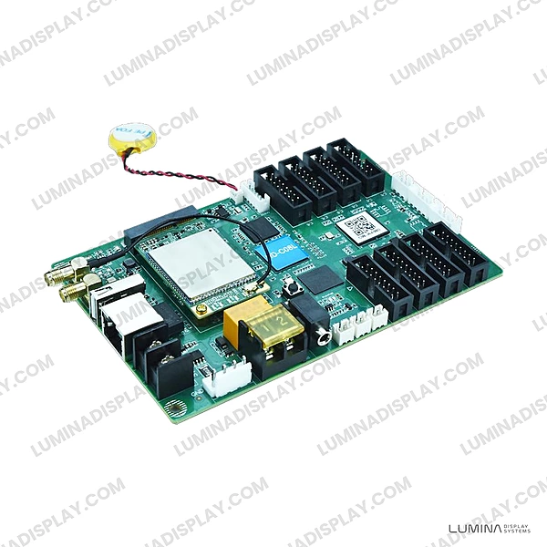 Huidu HD-C08L full-colour asynchronous LED control card, 8 HUB75E ports – Lumina Display Systems