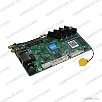 Huidu HD-D16 compact asynchronous LED control card, 4 HUB75E ports, 65,000 px – Lumina