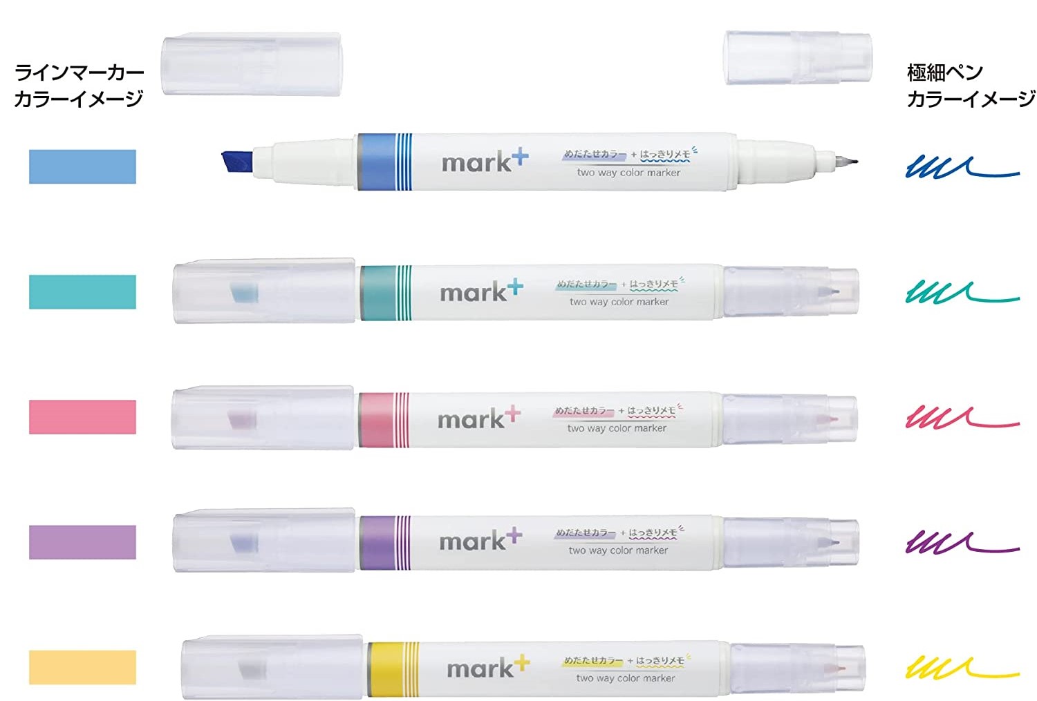 Kokuyo Mark Plus Two Way Color Marker