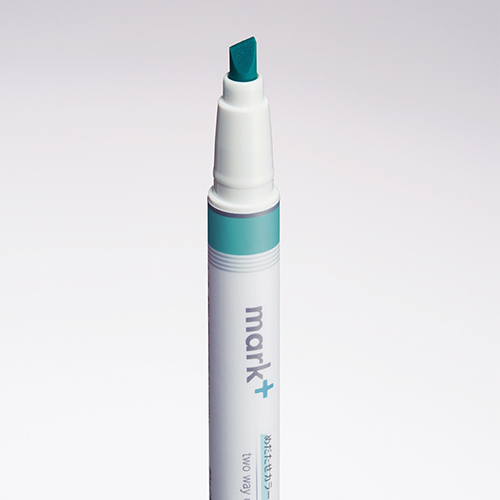 Kokuyo Mark Plus Two Way Color Marker Green Gray