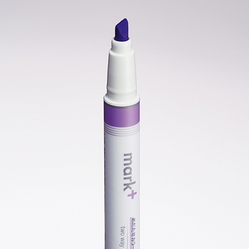 Kokuyo Mark Plus Two Way Color Marker Purple Gray
