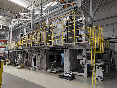 KROENERT RECO 800 A, film coating machine