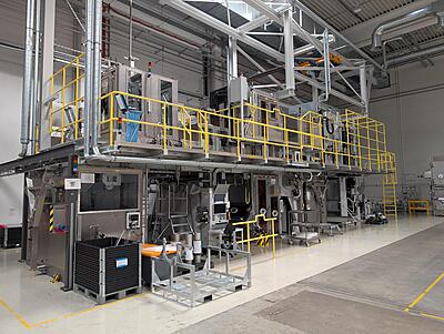 KROENERT RECO 800 A, film coating machine