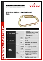 Karam PN113 Steel Karabiner