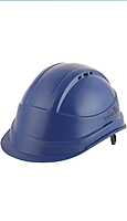 Safety Helmet With Protective Peak, Ventilators and Ratchet Type Adjustment, PN542