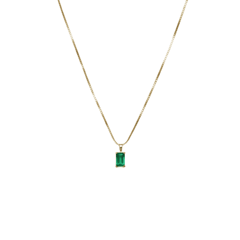 Florium™ : Minimalist Solitaire Pendant with Fine Link Chain  [PNSS-01]