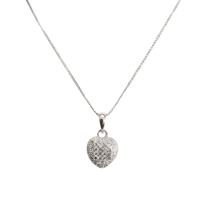 Florium™ : Minimalist Solitaire Pendant with Fine Link Chain  [PNSS-12]