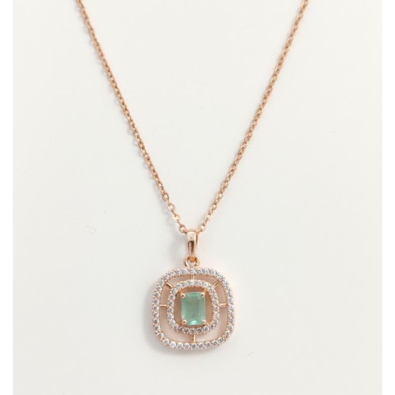 Florium™ Solitaire Pendant Necklace [PNSS-15A]
