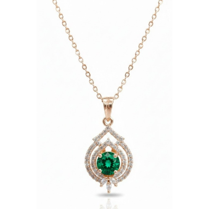 Florium™ Solitaire Pendant Necklace [PNSS-16A]