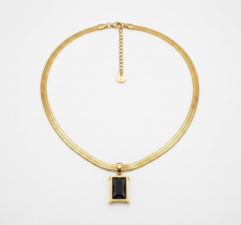 Florium™ Solitaire Pendant Necklace [PNSS-01B]