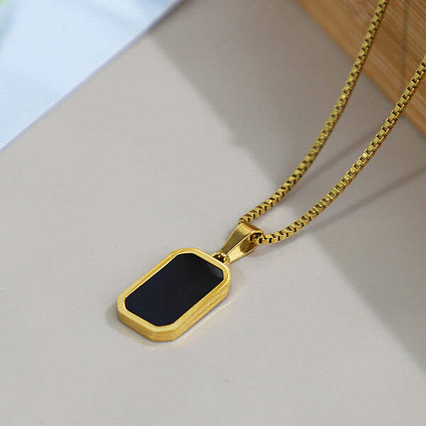 Florium™ : Minimalist Solitaire Pendant with Fine Link Chain  [PNSS-02]