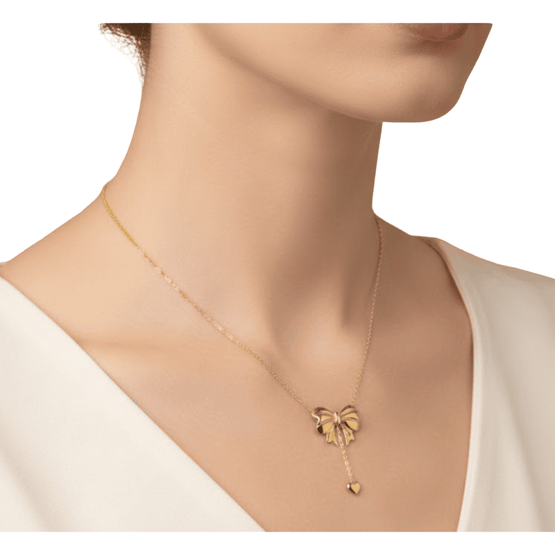 Florium™ : Minimalist Solitaire Pendant with Fine Link Chain   [PNSS-20]