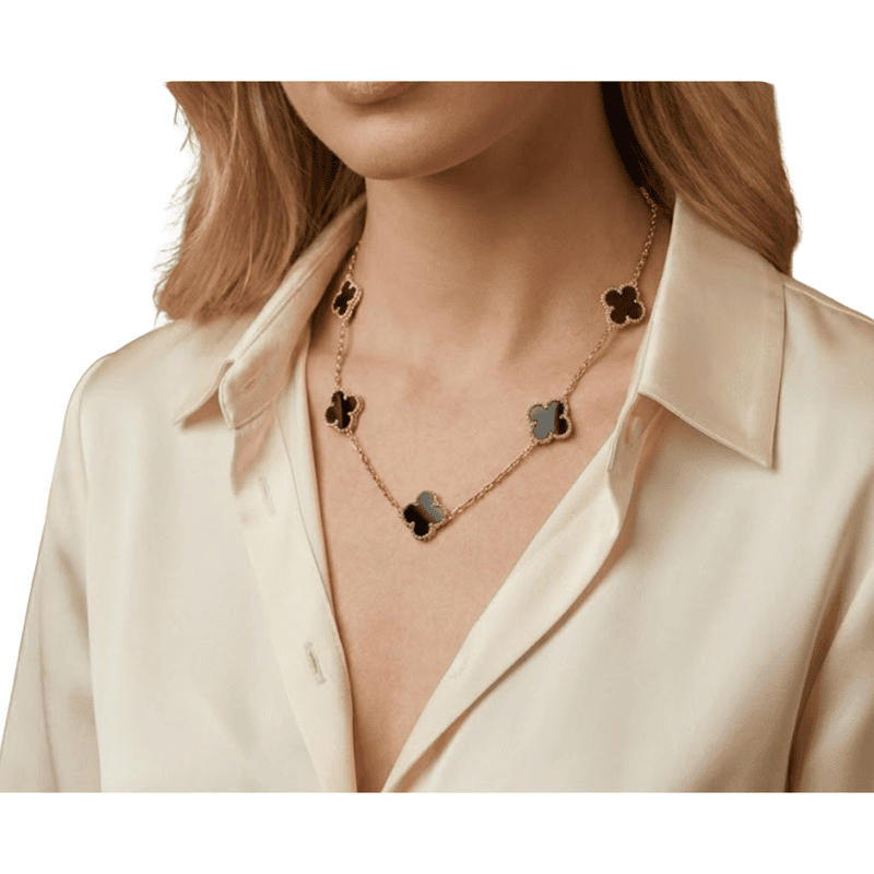 Florium™ : Minimalist Solitaire Pendant with Fine Link Chain   [PNSS-22]