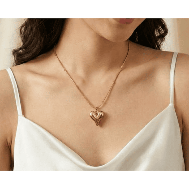 Florium™ : Minimalist Solitaire Pendant with Fine Link Chain   [PNSS-24]