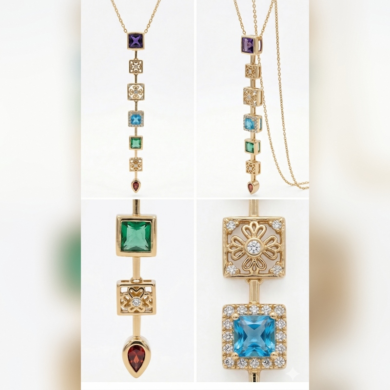 Florium™ Solitaire Pendant Necklace [PNSS-29]