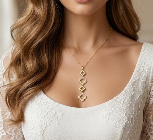 Florium™ Solitaire Pendant Necklace [PNSS-30]