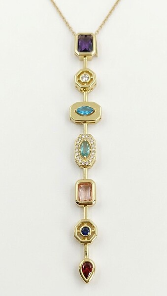 Florium™ Solitaire Pendant Necklace [PNSS-32]