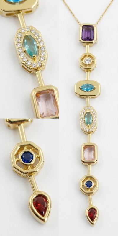 Florium™ Solitaire Pendant Necklace [PNSS-32]