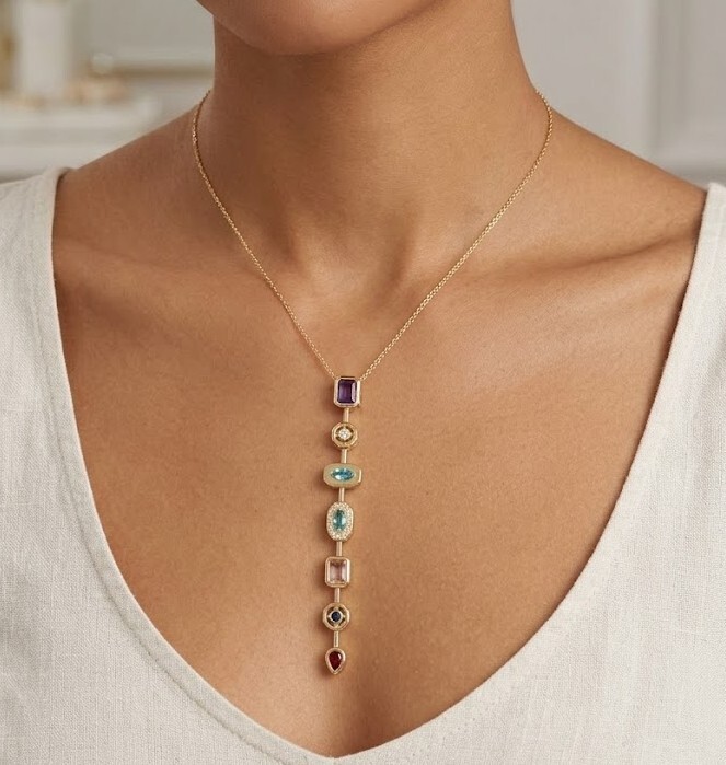 Florium™ Solitaire Pendant Necklace [PNSS-32]