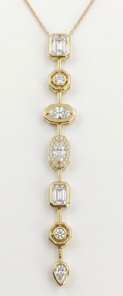 Florium™ Solitaire Pendant Necklace [PNSS-32B]