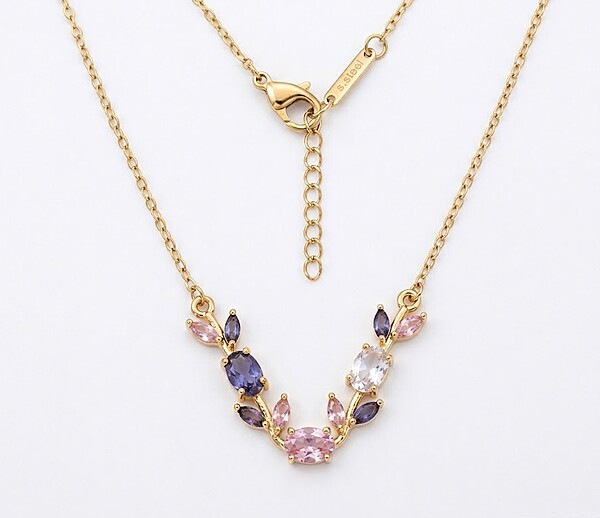 Florium™ Solitaire Pendant Necklace [PNSS-34]
