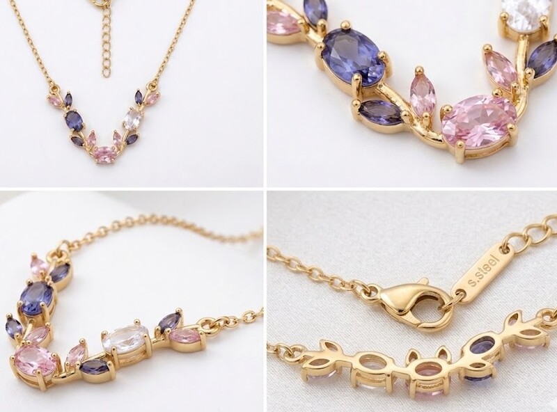 Florium™ Solitaire Pendant Necklace [PNSS-34]